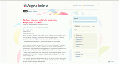 Desktop Screenshot of angelamelero.wordpress.com