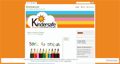 Desktop Screenshot of kindersafe.wordpress.com