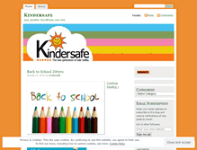 Tablet Screenshot of kindersafe.wordpress.com