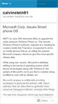 Mobile Screenshot of calvinstein91.wordpress.com