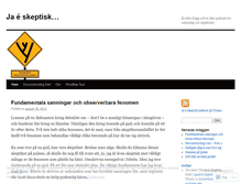 Tablet Screenshot of jageskeptisk.wordpress.com