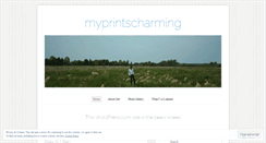 Desktop Screenshot of myprintscharming.wordpress.com