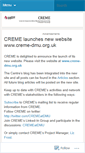 Mobile Screenshot of cremedmu.wordpress.com