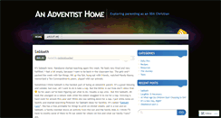 Desktop Screenshot of anadventisthome.wordpress.com