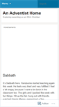 Mobile Screenshot of anadventisthome.wordpress.com