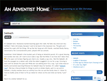 Tablet Screenshot of anadventisthome.wordpress.com