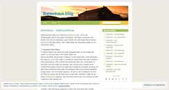 Desktop Screenshot of gartenhaus.wordpress.com