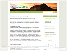 Tablet Screenshot of gartenhaus.wordpress.com