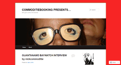 Desktop Screenshot of commoditiebooking.wordpress.com