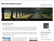 Tablet Screenshot of myfoodstoragejourney.wordpress.com