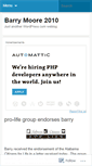 Mobile Screenshot of barrymooreforhouse.wordpress.com