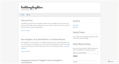 Desktop Screenshot of booktomydaughters.wordpress.com
