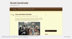 Desktop Screenshot of nuntahandmade.wordpress.com