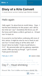 Mobile Screenshot of krisconvert.wordpress.com