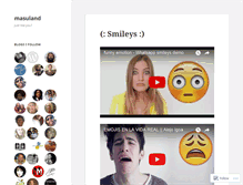 Tablet Screenshot of masuland.wordpress.com