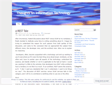 Tablet Screenshot of itechthoughts.wordpress.com