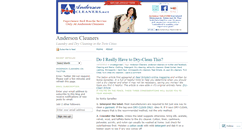 Desktop Screenshot of andersoncleaners.wordpress.com