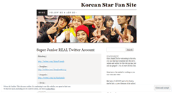 Desktop Screenshot of koreastarfan.wordpress.com