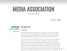 Tablet Screenshot of mediaassociationcurtin.wordpress.com