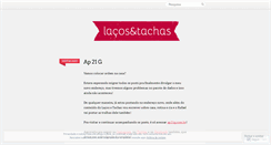 Desktop Screenshot of lacosetachas.wordpress.com
