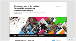 Desktop Screenshot of comunidadparaelaprendizaje.wordpress.com