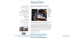 Desktop Screenshot of enemyofchaos.wordpress.com