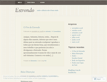 Tablet Screenshot of estrondo.wordpress.com