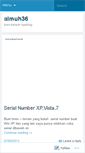 Mobile Screenshot of almuh36.wordpress.com