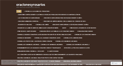 Desktop Screenshot of oracionesyrosarios.wordpress.com