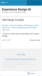Mobile Screenshot of experiencedesigniq.wordpress.com