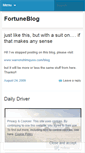Mobile Screenshot of fortunerox.wordpress.com
