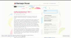Desktop Screenshot of hamsapshouse.wordpress.com