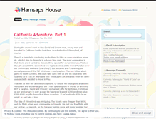 Tablet Screenshot of hamsapshouse.wordpress.com