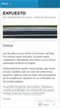 Mobile Screenshot of expuesto.wordpress.com
