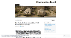 Desktop Screenshot of ozymandiasfaust.wordpress.com