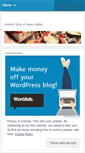 Mobile Screenshot of metalpizza.wordpress.com