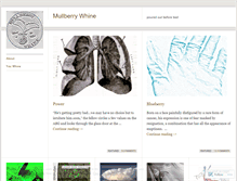 Tablet Screenshot of mullberrywhine.wordpress.com