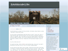 Tablet Screenshot of brokenlinkjournalism.wordpress.com