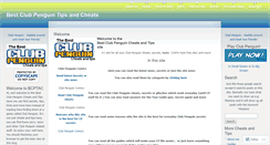 Desktop Screenshot of bestclubpenguincheatsandtips.wordpress.com