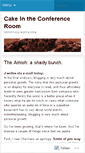 Mobile Screenshot of cakeintheconferenceroom.wordpress.com