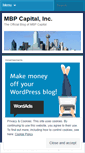 Mobile Screenshot of mbpcapitalmultifamily.wordpress.com