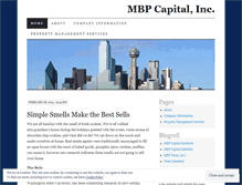 Tablet Screenshot of mbpcapitalmultifamily.wordpress.com