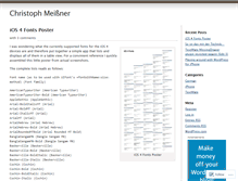 Tablet Screenshot of christophmeissner.wordpress.com