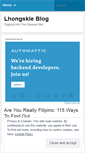 Mobile Screenshot of lhongskie.wordpress.com