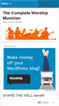 Mobile Screenshot of completeworshipmusician.wordpress.com