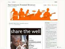 Tablet Screenshot of completeworshipmusician.wordpress.com