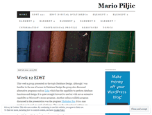 Tablet Screenshot of mariopiljic.wordpress.com