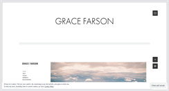 Desktop Screenshot of gracefarson.wordpress.com