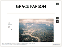 Tablet Screenshot of gracefarson.wordpress.com