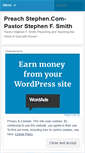 Mobile Screenshot of pastorssmith.wordpress.com